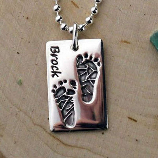 Picture of Custom Footprint Jewelry