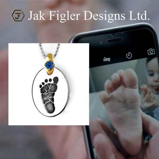 Picture of Custom Footprint Jewelry
