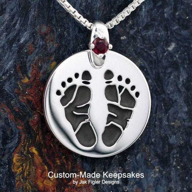 Picture of Custom Footprint Jewelry